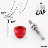 Maxbell High Quality 22mm Quick Release Bonnet Hood Pins Lock Latch Universal Red - Aladdin Shoppers