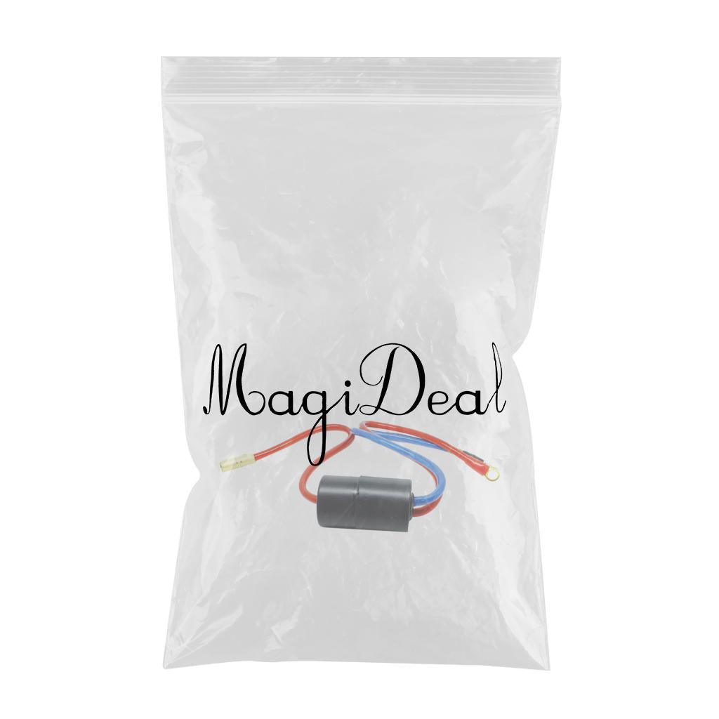 Maxbell High Quality 40 Amp In-line Engine Noise Suppressor Filter 12V, Black - Aladdin Shoppers