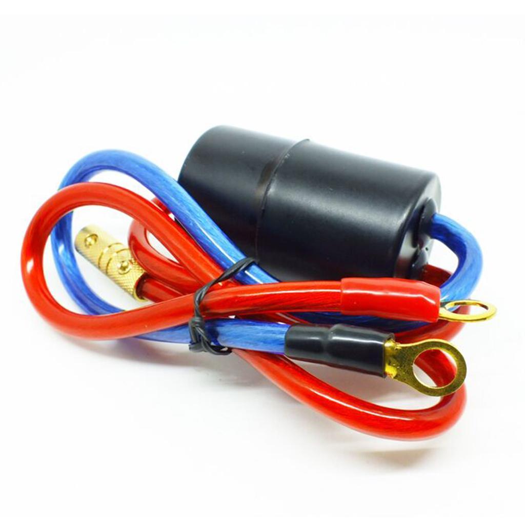 Maxbell High Quality 40 Amp In-line Engine Noise Suppressor Filter 12V, Black - Aladdin Shoppers