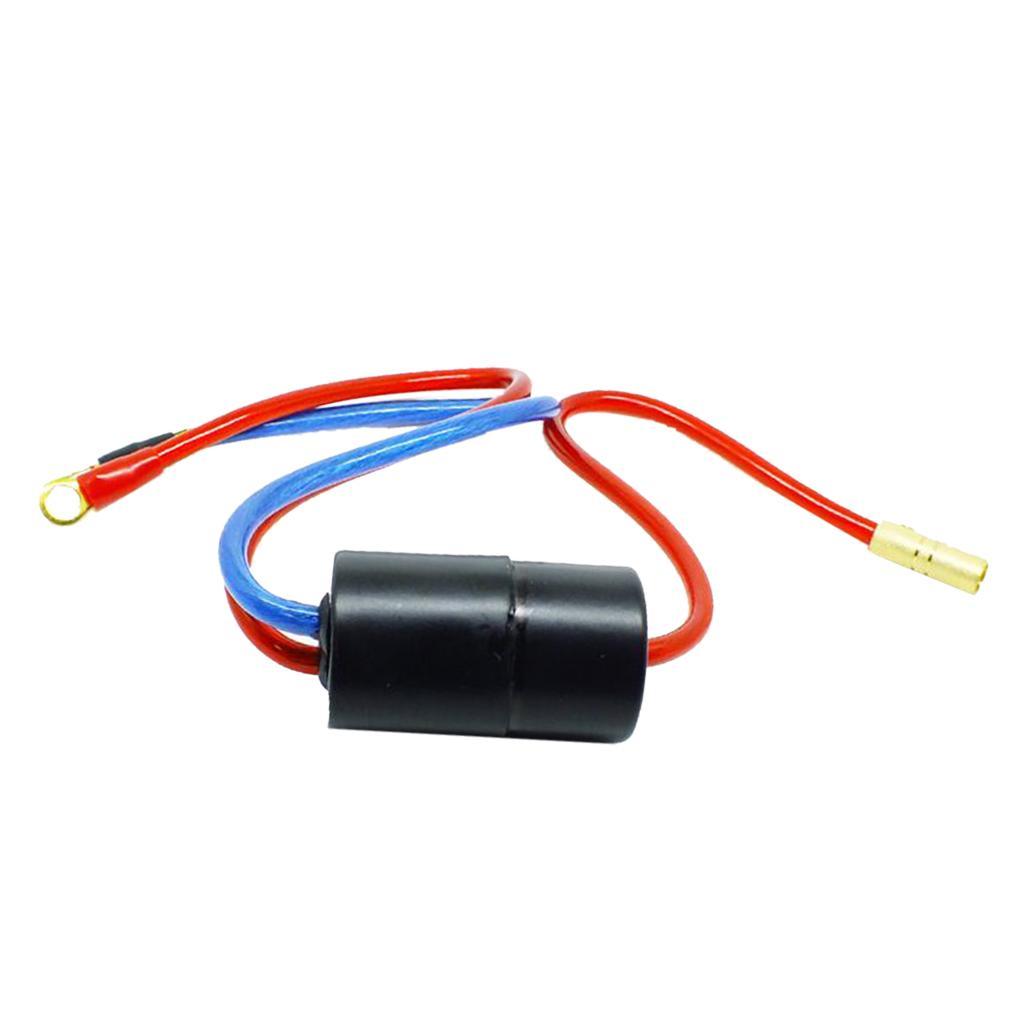Maxbell High Quality 40 Amp In-line Engine Noise Suppressor Filter 12V, Black - Aladdin Shoppers