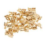 Maxbell High Quality 50Pcs Brass Crimp Terminal Cable Locking Female Spade 7.8mm - Aladdin Shoppers