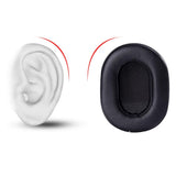 Maxbell High Quality Protein Leather Cushion Ear Pad For Sony MDR-7506 , MDR-V6 , MDR-CD900ST Audio-Technica M-Series ATH-M30 ,ATH-M35 Headphone Black - Aladdin Shoppers