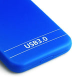 Maxbell High Speed USB3.0 External Hard Drive Mobile Hard Disk Enclosure Blue 500GB - Aladdin Shoppers