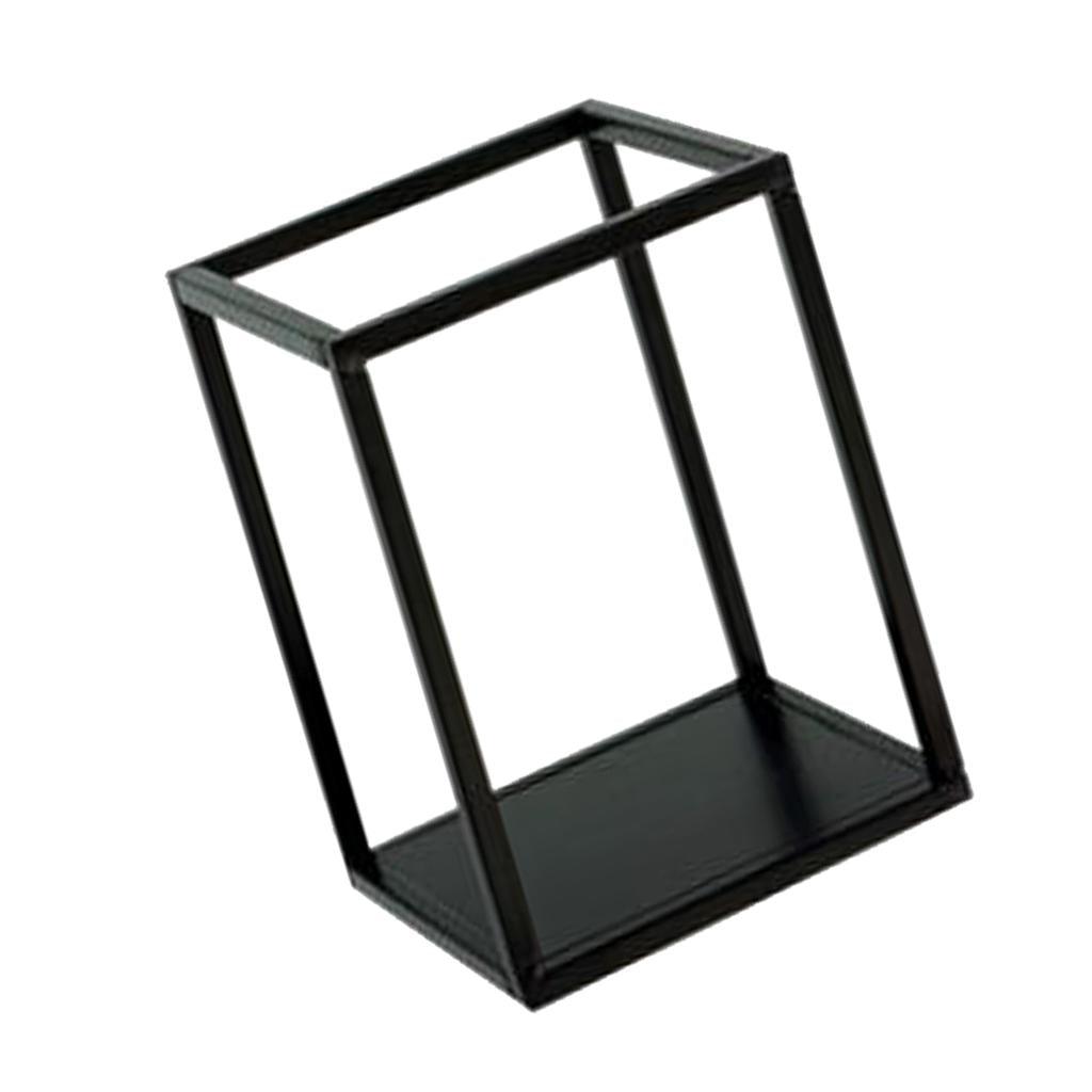 Maxbell Home Decor Rectangular Display Stand for Plants Art Crafts Black 13.5cm - Aladdin Shoppers