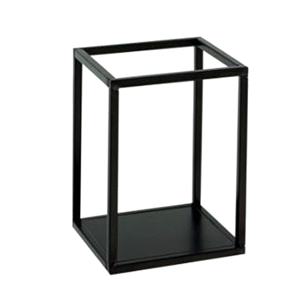 Maxbell Home Decor Rectangular Display Stand for Plants Art Crafts Black 13.5cm - Aladdin Shoppers
