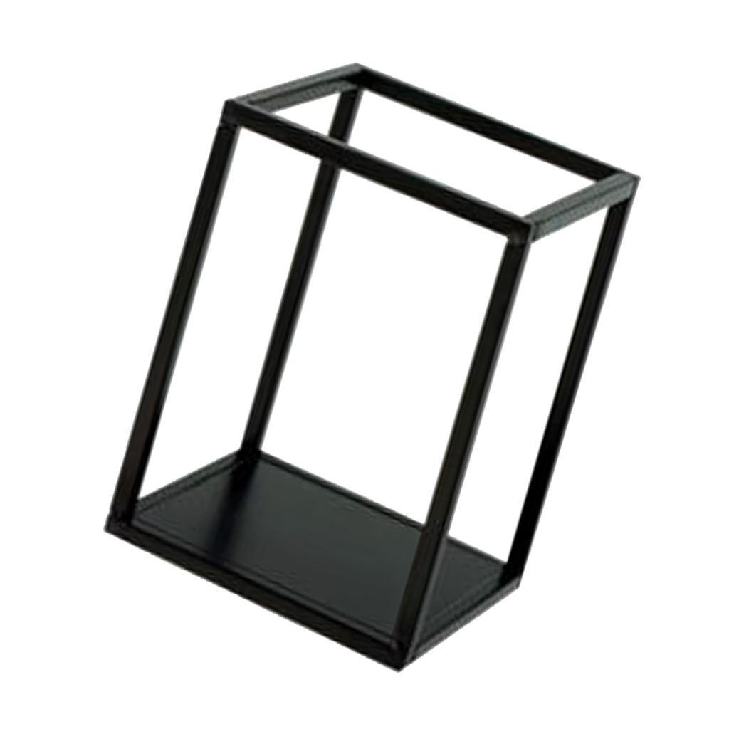 Maxbell Home Decor Rectangular Display Stand for Plants Art Crafts Black 13.5cm - Aladdin Shoppers