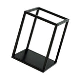 Maxbell Home Decor Rectangular Display Stand for Plants Art Crafts Black 13.5cm - Aladdin Shoppers