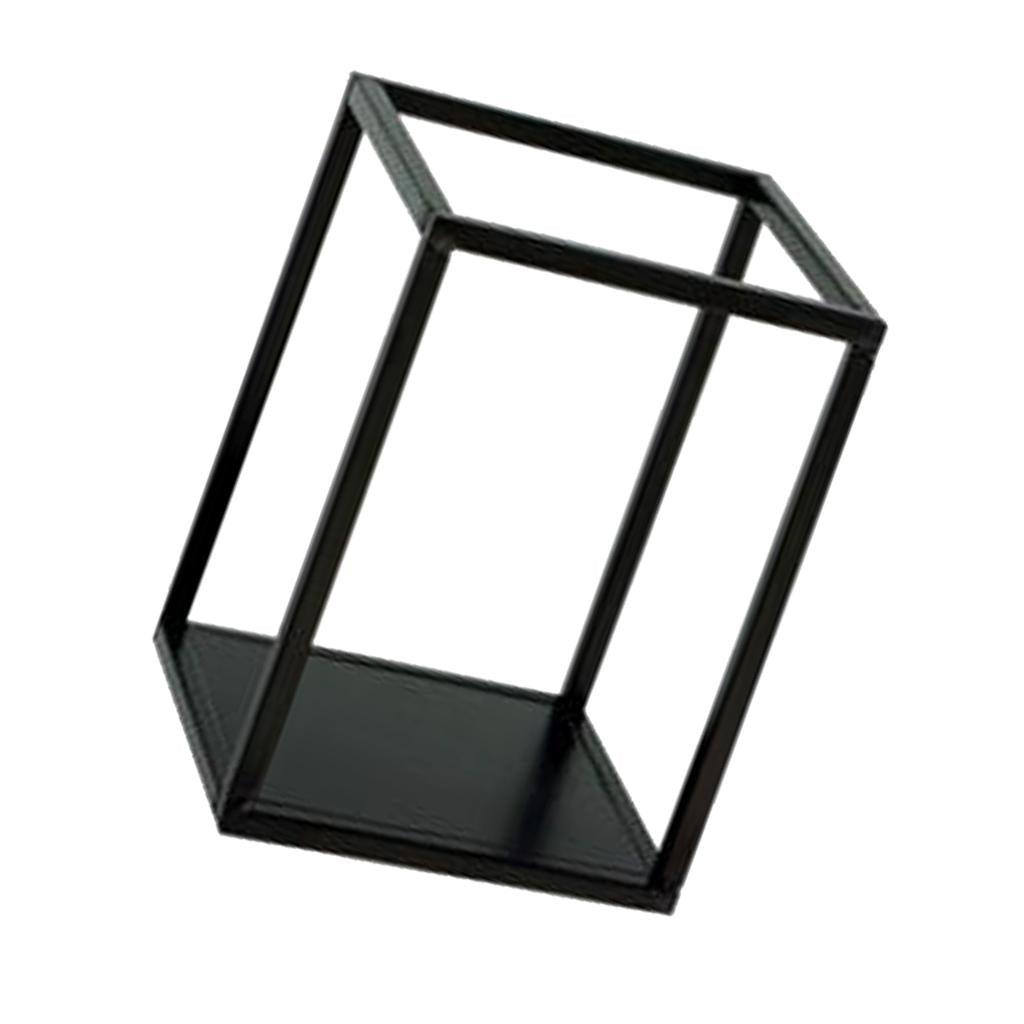 Maxbell Home Decor Rectangular Display Stand for Plants Art Crafts Black 13.5cm - Aladdin Shoppers