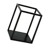Maxbell Home Decor Rectangular Display Stand for Plants Art Crafts Black 13.5cm - Aladdin Shoppers