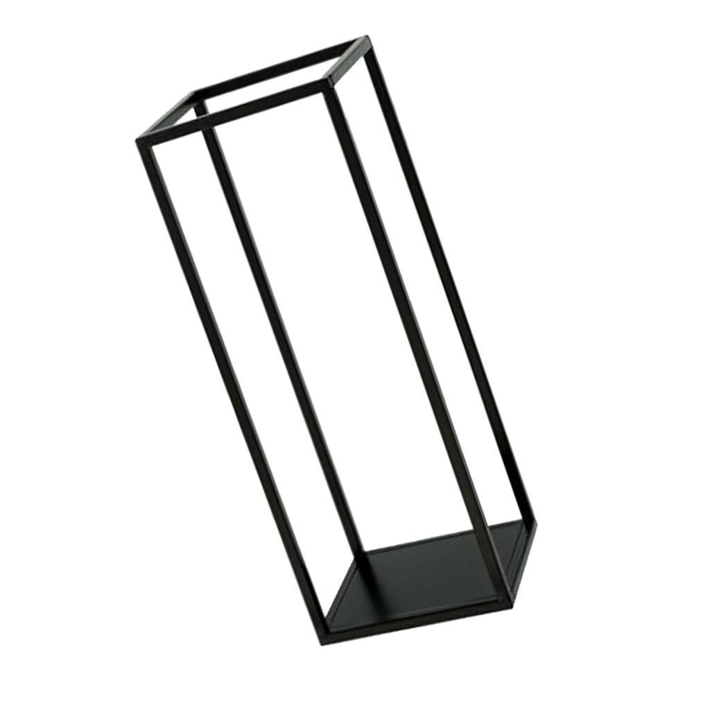 Maxbell Home Decor Rectangular Display Stand for Plants Art Crafts Black 27cm - Aladdin Shoppers