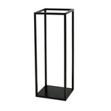 Maxbell Home Decor Rectangular Display Stand for Plants Art Crafts Black 27cm - Aladdin Shoppers