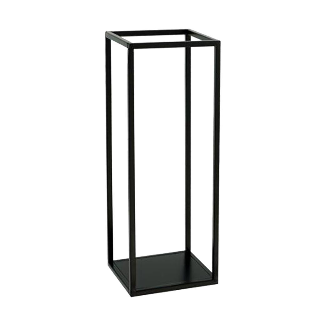 Maxbell Home Decor Rectangular Display Stand for Plants Art Crafts Black 27cm - Aladdin Shoppers