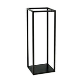 Maxbell Home Decor Rectangular Display Stand for Plants Art Crafts Black 27cm - Aladdin Shoppers