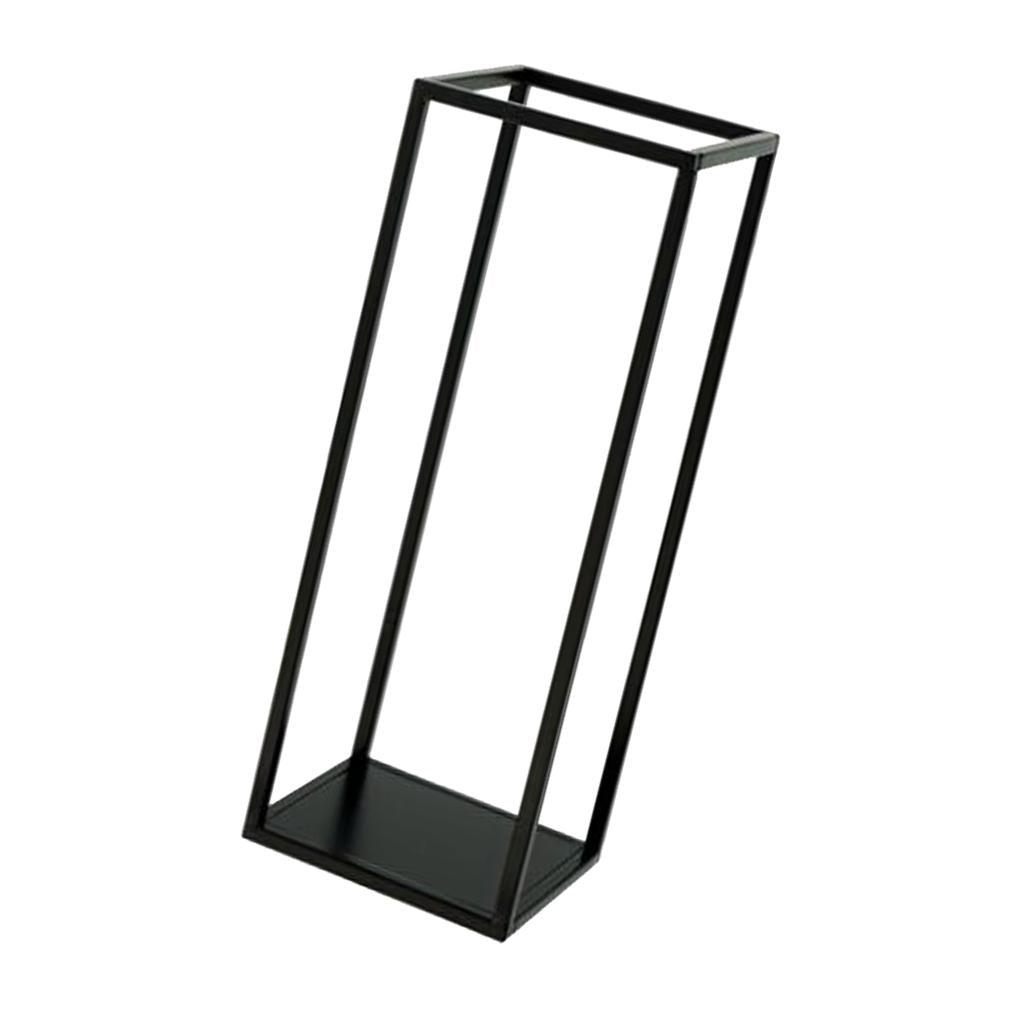 Maxbell Home Decor Rectangular Display Stand for Plants Art Crafts Black 27cm - Aladdin Shoppers