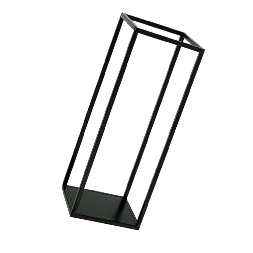 Maxbell Home Decor Rectangular Display Stand for Plants Art Crafts Black 27cm - Aladdin Shoppers