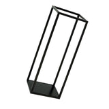 Maxbell Home Decor Rectangular Display Stand for Plants Art Crafts Black 27cm - Aladdin Shoppers