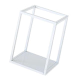 Maxbell Home Decor Rectangular Display Stand for Plants Art Crafts White 13.5cm - Aladdin Shoppers