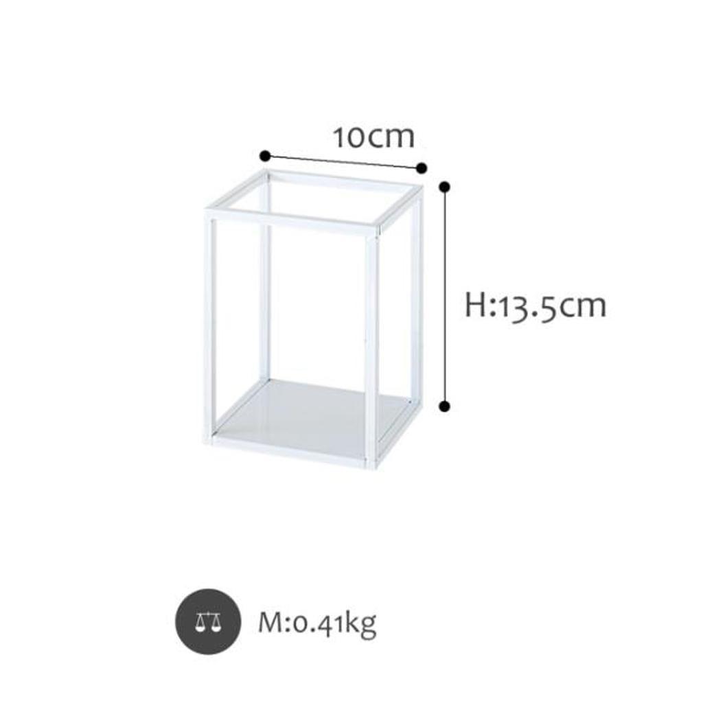 Maxbell Home Decor Rectangular Display Stand for Plants Art Crafts White 13.5cm - Aladdin Shoppers