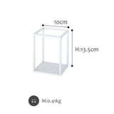 Maxbell Home Decor Rectangular Display Stand for Plants Art Crafts White 13.5cm - Aladdin Shoppers