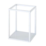 Maxbell Home Decor Rectangular Display Stand for Plants Art Crafts White 13.5cm - Aladdin Shoppers