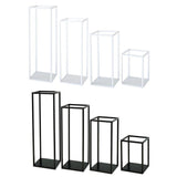 Maxbell Home Decor Rectangular Display Stand for Plants Art Crafts White 13.5cm - Aladdin Shoppers