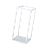 Maxbell Home Decor Rectangular Display Stand for Plants Art Crafts White 22cm - Aladdin Shoppers