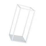 Maxbell Home Decor Rectangular Display Stand for Plants Art Crafts White 22cm - Aladdin Shoppers