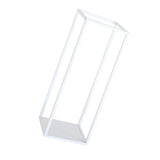 Maxbell Home Decor Rectangular Display Stand for Plants Art Crafts White 27cm - Aladdin Shoppers