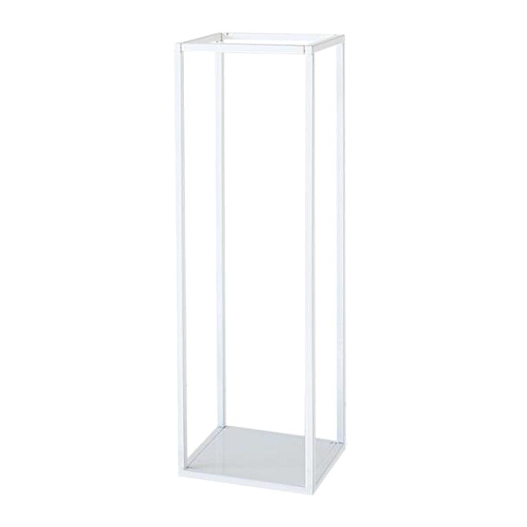 Maxbell Home Decor Rectangular Display Stand for Plants Art Crafts White 32cm - Aladdin Shoppers