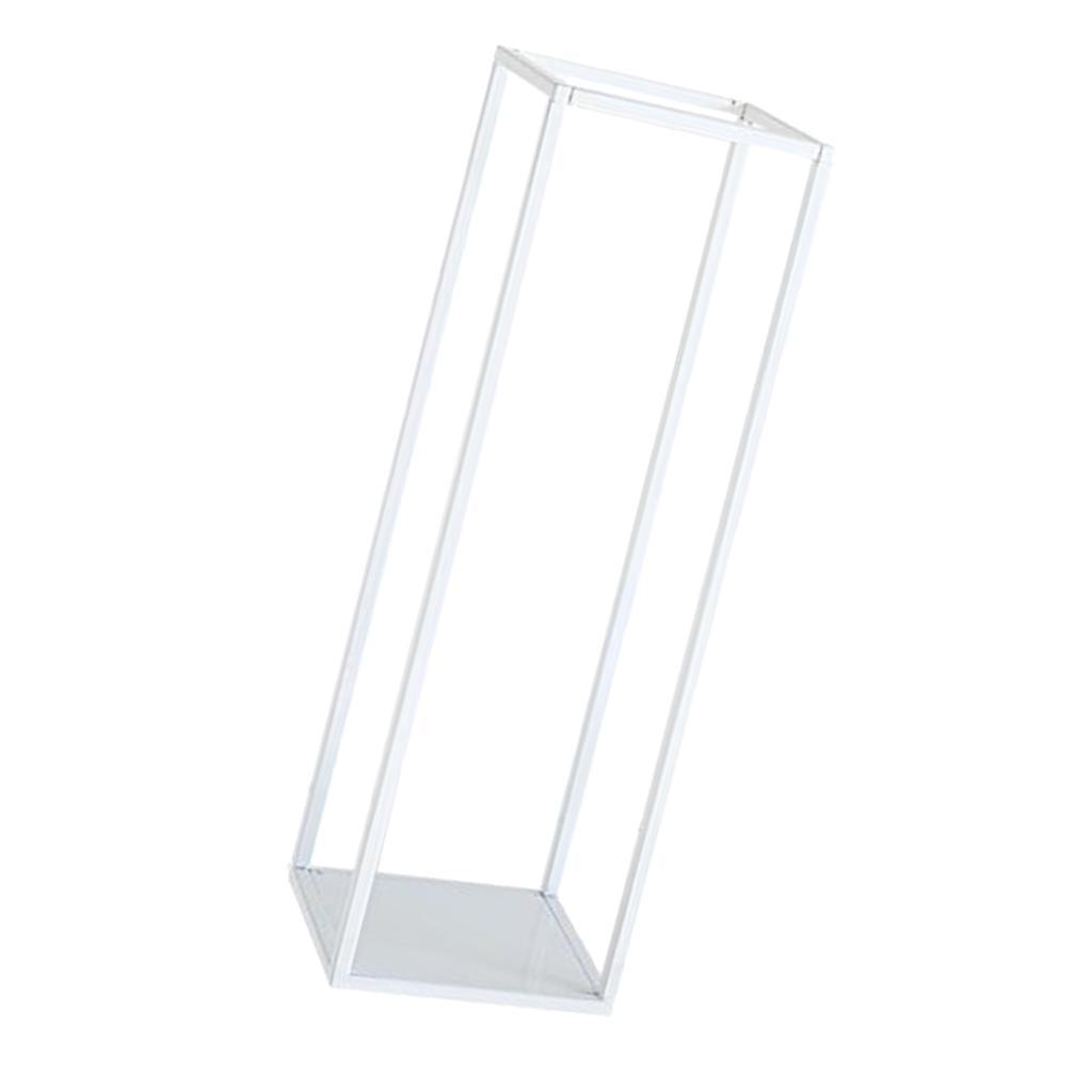 Maxbell Home Decor Rectangular Display Stand for Plants Art Crafts White 32cm - Aladdin Shoppers