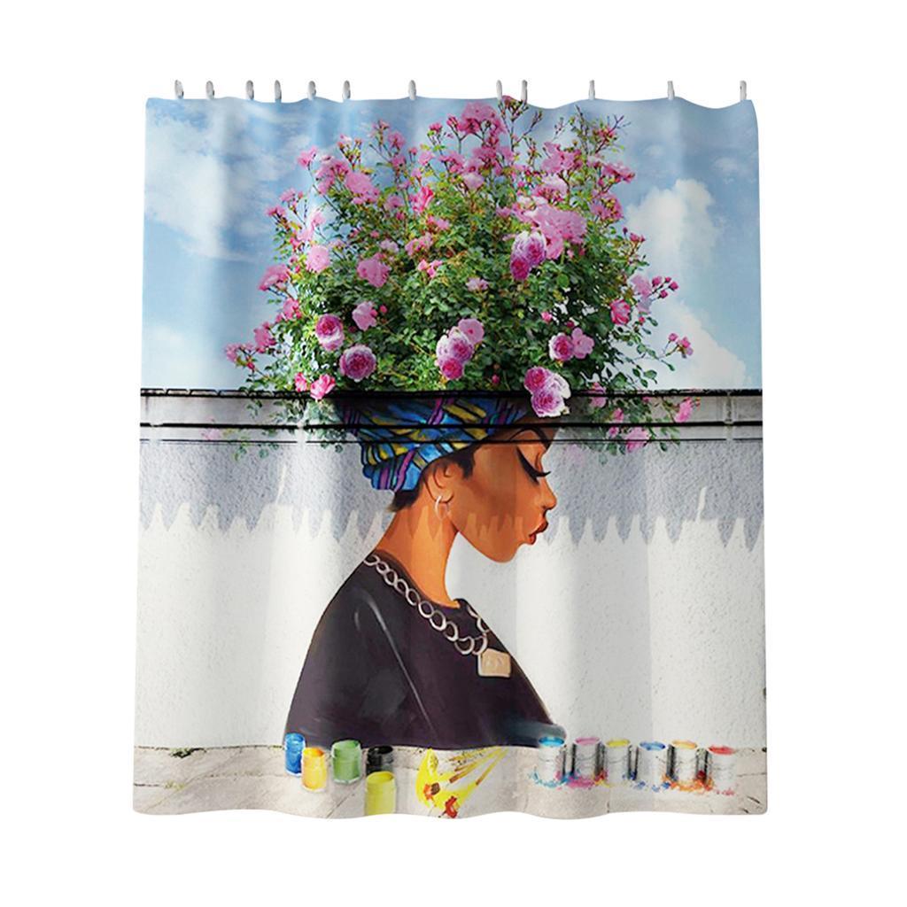 Maxbell Home Decor Shower Curtain Bathroom Cutain For Bathroom Coloful Tree Women - Aladdin Shoppers