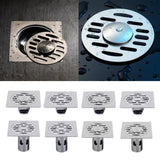 Maxbell Home Stainless Steel Floor Drain Strainer Cover Bathroom A Flap Seal - Aladdin Shoppers