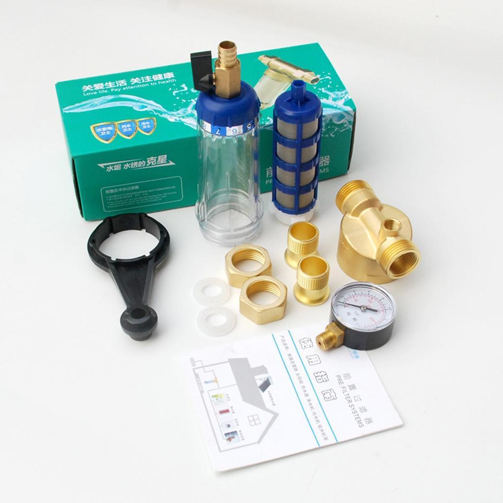 Maxbell Home Water Pre-Filter System Spin Down Sediment Water Filter 0.5inch - Aladdin Shoppers