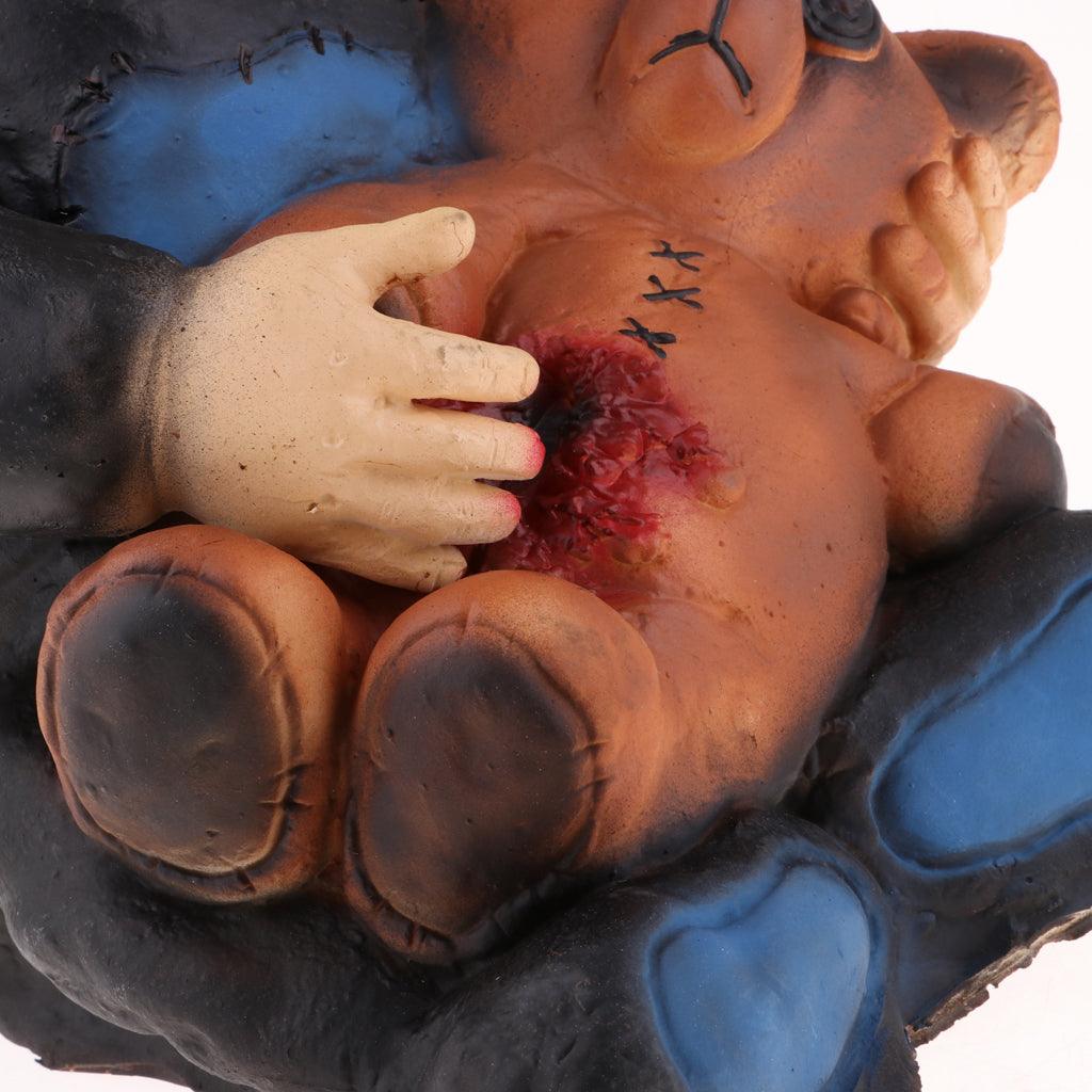 Maxbell Horrible Zombie Doll Bloodsucking Wizard Doll Halloween Party Decoration - Aladdin Shoppers