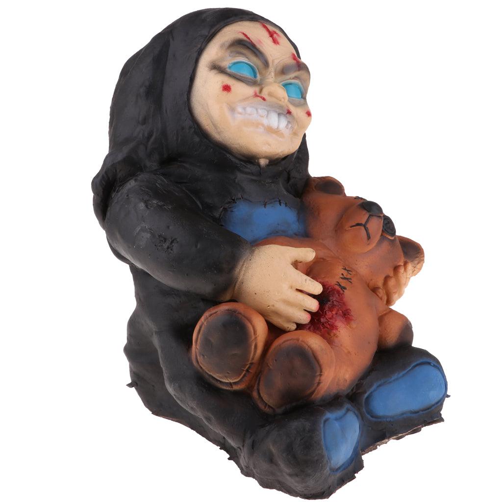 Maxbell Horrible Zombie Doll Bloodsucking Wizard Doll Halloween Party Decoration - Aladdin Shoppers