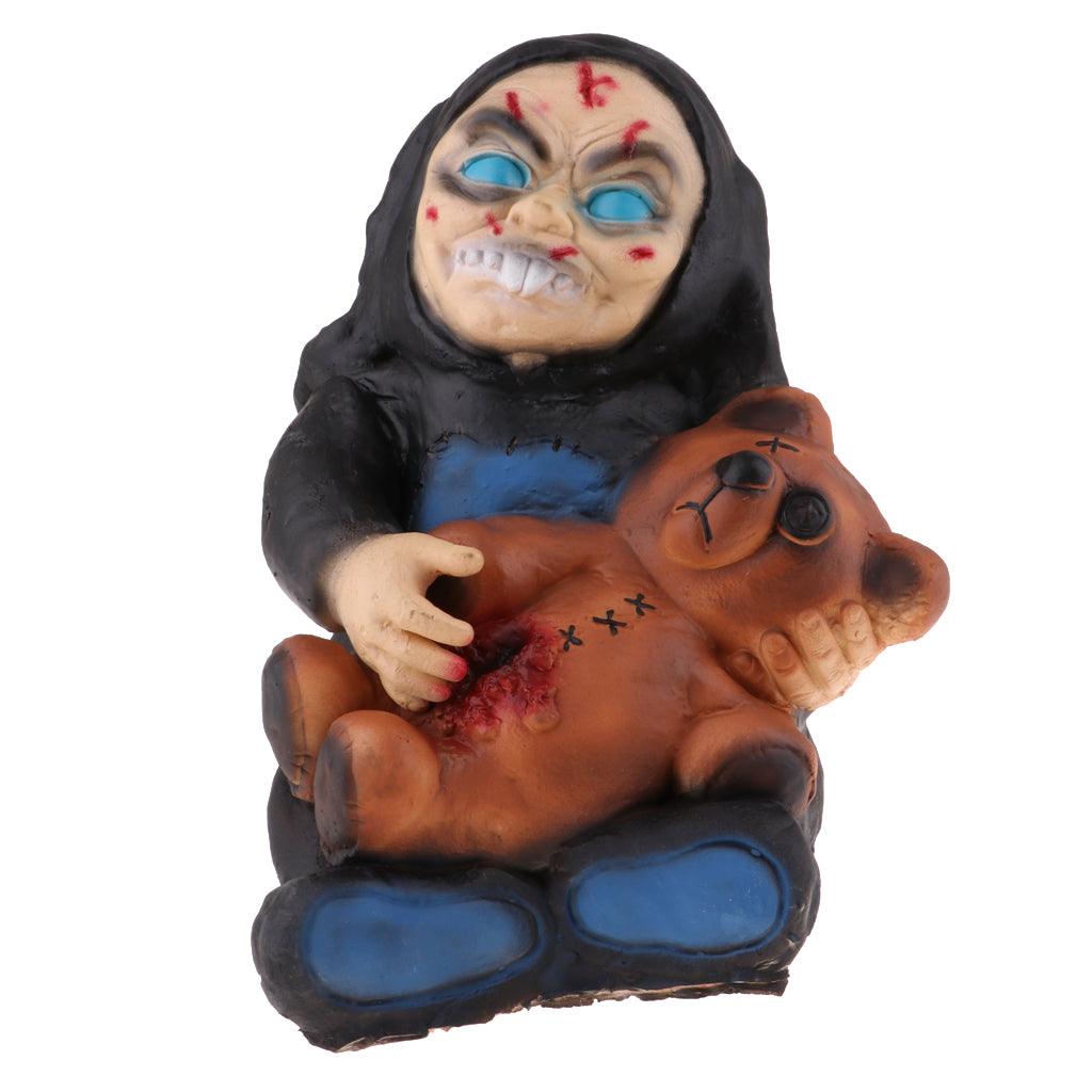 Maxbell Horrible Zombie Doll Bloodsucking Wizard Doll Halloween Party Decoration - Aladdin Shoppers