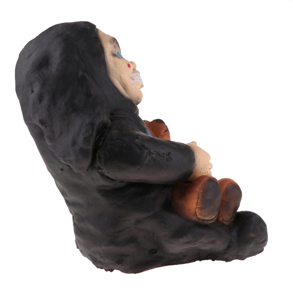 Maxbell Horrible Zombie Doll Bloodsucking Wizard Doll Halloween Party Decoration - Aladdin Shoppers