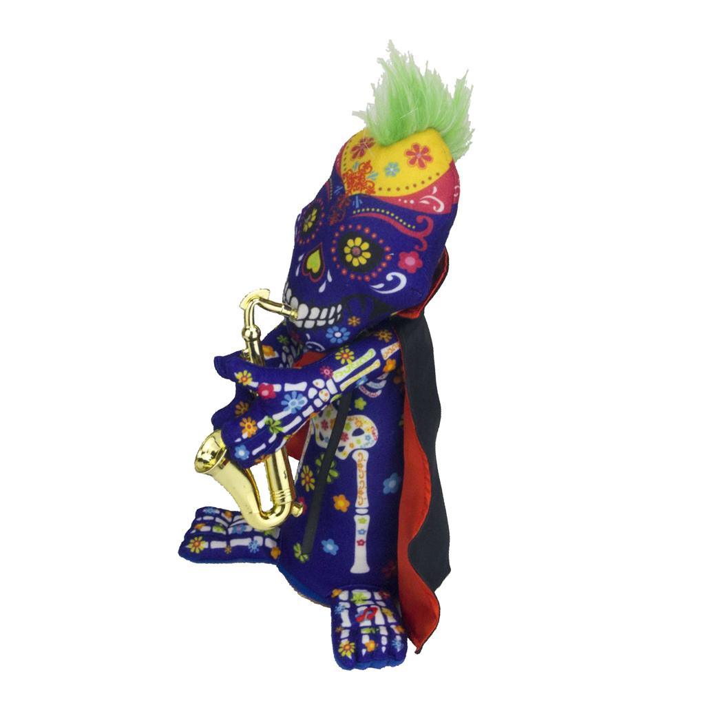 Maxbell Horrible Zombie Doll Saxophone Musical Plush Toy Kids Halloween Gift Decor - Aladdin Shoppers