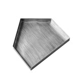 Maxbell House Shape Shallow Iron Storage Tray Jewelry Display Tray Silvery - Aladdin Shoppers