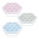 Maxbell Household Ice Cube Tray Mold with Removable Lid Ice Storage Box Pink - Aladdin Shoppers