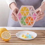 Maxbell Household Ice Cube Tray Mold with Removable Lid Ice Storage Box Pink - Aladdin Shoppers
