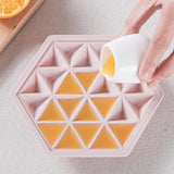 Maxbell Household Ice Cube Tray Mold with Removable Lid Ice Storage Box Pink - Aladdin Shoppers