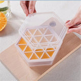 Maxbell Household Ice Cube Tray Mold with Removable Lid Ice Storage Box Pink - Aladdin Shoppers