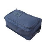 Maxbell Household Travel Outdoor Portable Shoes Storage Organizer Bag Box Dark Blue