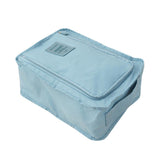 Maxbell Household Travel Outdoor Portable Shoes Storage Organizer Bag Box Light Blue - Aladdin Shoppers