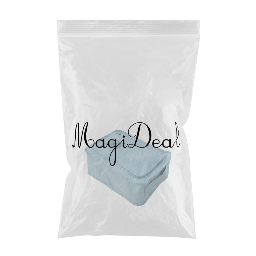 Maxbell Household Travel Outdoor Portable Shoes Storage Organizer Bag Box Light Blue - Aladdin Shoppers