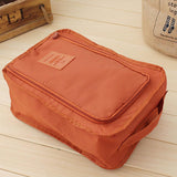 Maxbell Household Travel Outdoor Portable Shoes Storage Organizer Bag Box Orange - Aladdin Shoppers