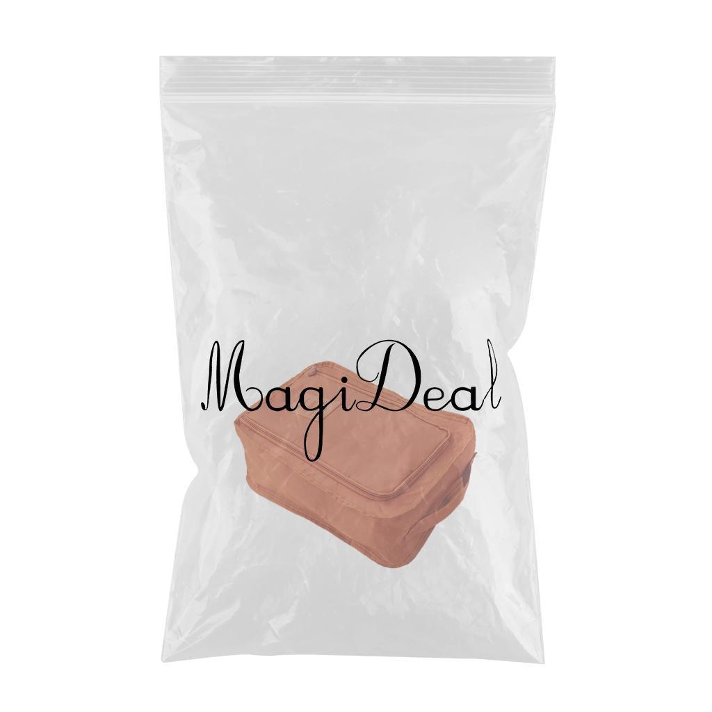 Maxbell Household Travel Outdoor Portable Shoes Storage Organizer Bag Box Orange - Aladdin Shoppers