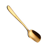 Maxbell Ice Cream Spoon Coffee Spoon Stainless Steel Mixing Scoop Flatware Gold - Aladdin Shoppers