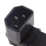 Maxbell IEC 320 C14 Male to C13 Female Power Converter Adapter Angled Plug - Aladdin Shoppers